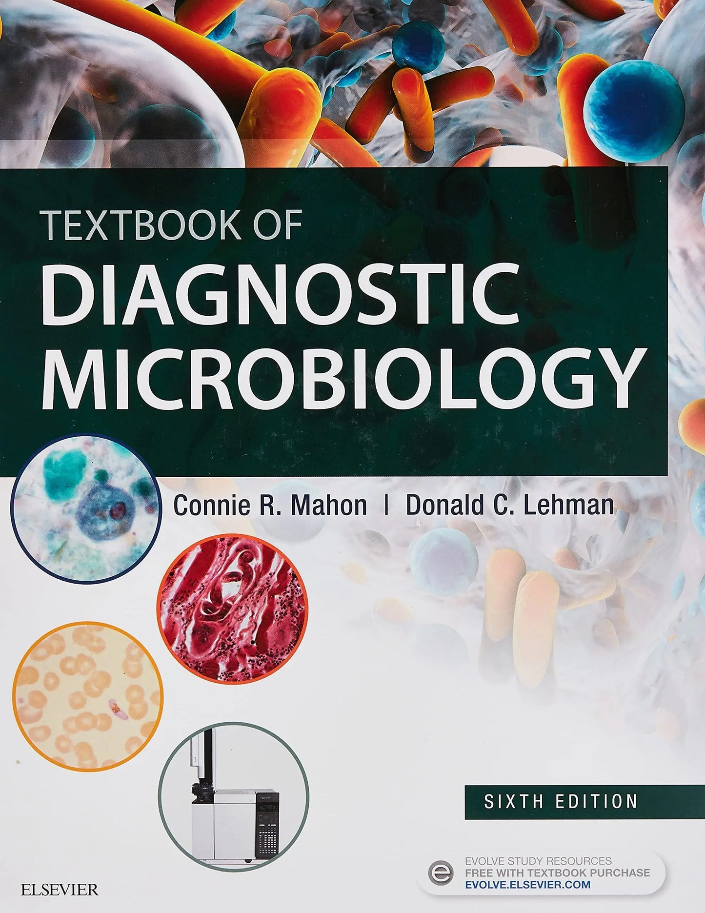 Textbook of Diagnostic Microbiology by Connie R. Mahon – book cover