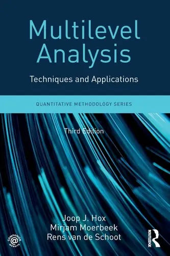 Multilevel Analysis Techniques and Applications Routledge