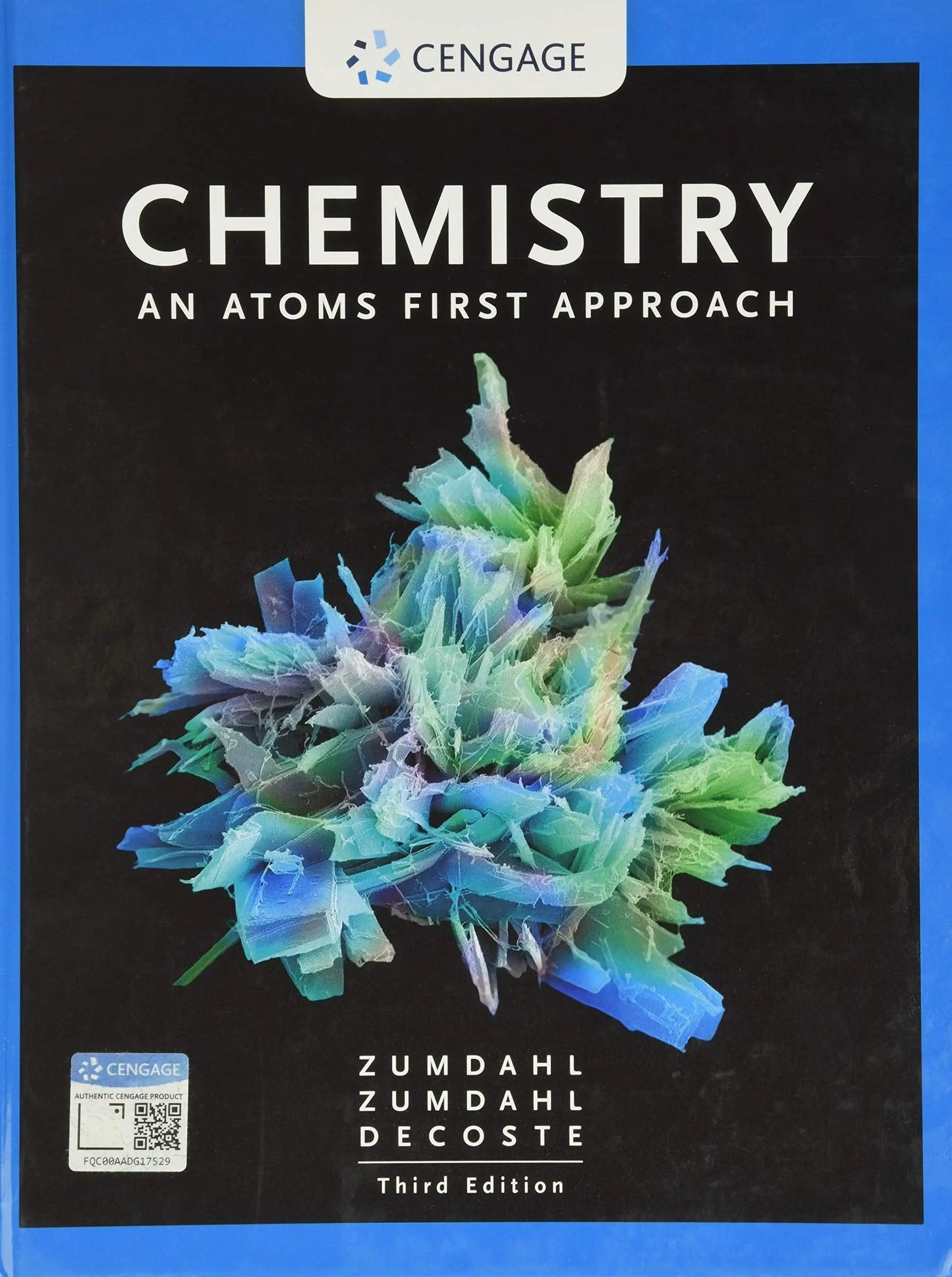 Chemistry: An Atoms First Approach by Steven S. Zumdahl – book cover