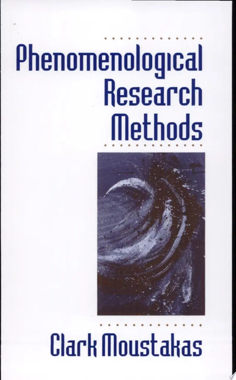 Phenomenological Research Methods by Clark Moustakas – book cover