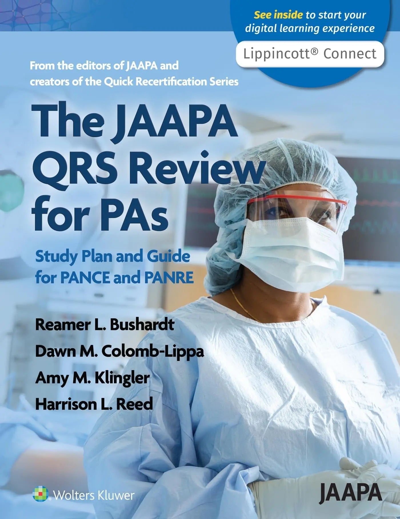 The JAAPA QRS Review for PAs Study Plan and Guide for PANCE and PANRE by Dawn M. Colomb-Lippa – book cover