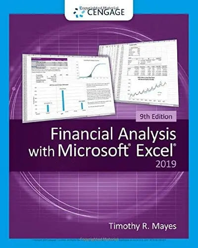Financial Analysis with Microsoft Excel by Timothy R. Mayes