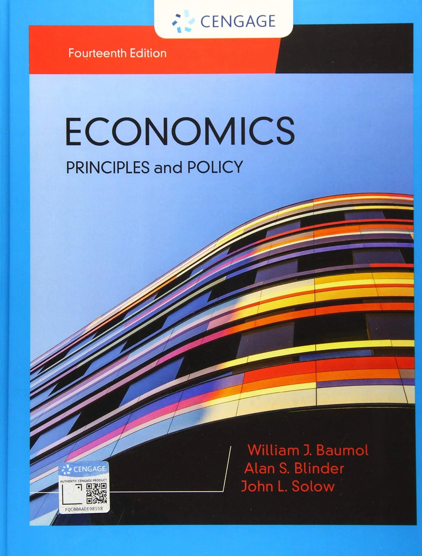 Economics: Principles & Policy by William J. Baumol – book cover