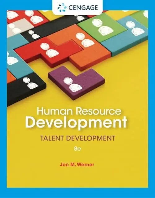 Human Resource Development Talent Development by Jon M. Werner – book cover