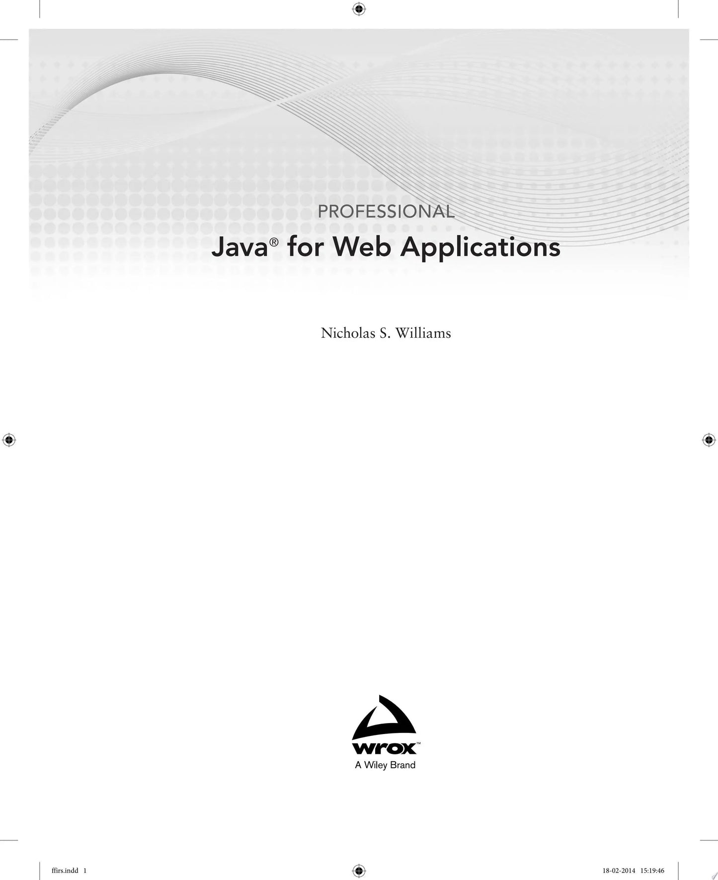 Professional Java for Web Applications by Nicholas S. Williams – book cover