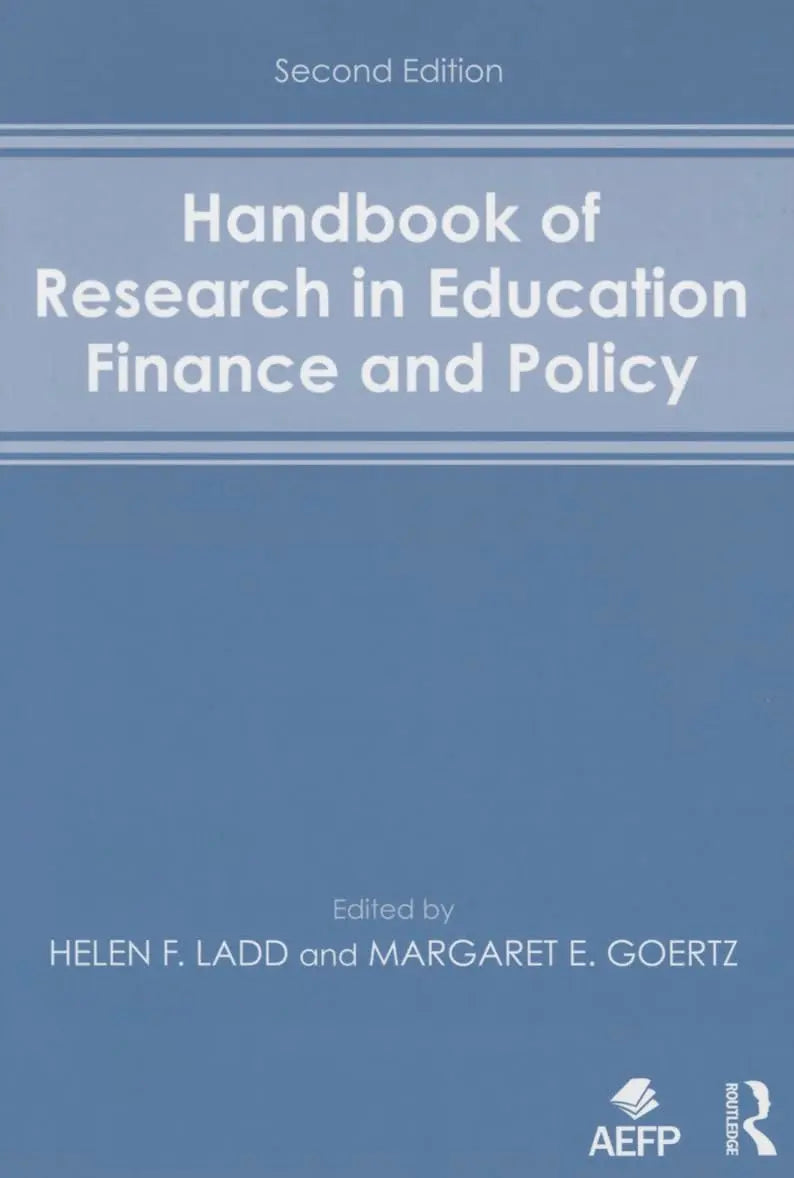 Handbook of Research in Education Finance and Policy by Helen F. Ladd – book cover