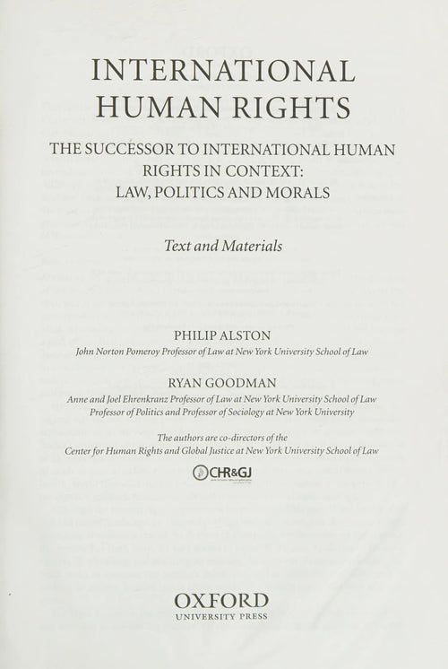 International Human Rights by Philip Alston