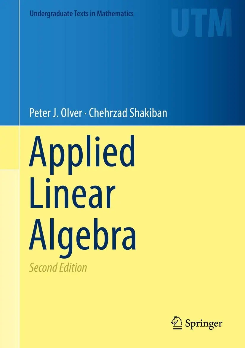 Applied Linear Algebra by Peter J. Olver – book cover