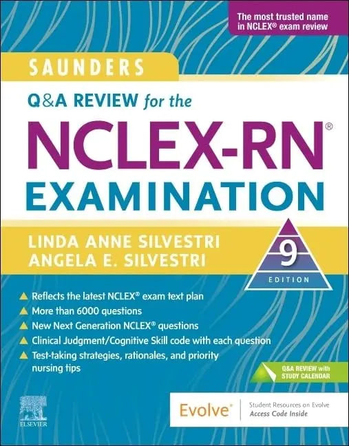 Saunders Q and a Review for the NCLEX-RN® Examination by Linda Anne Silvestri – book cover