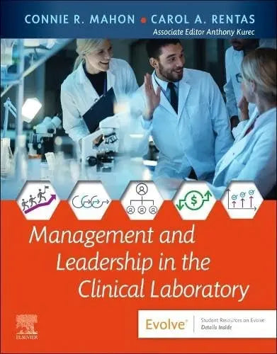 Management and Leadership in the Clinical Laboratory by Connie R. Mahon – book cover