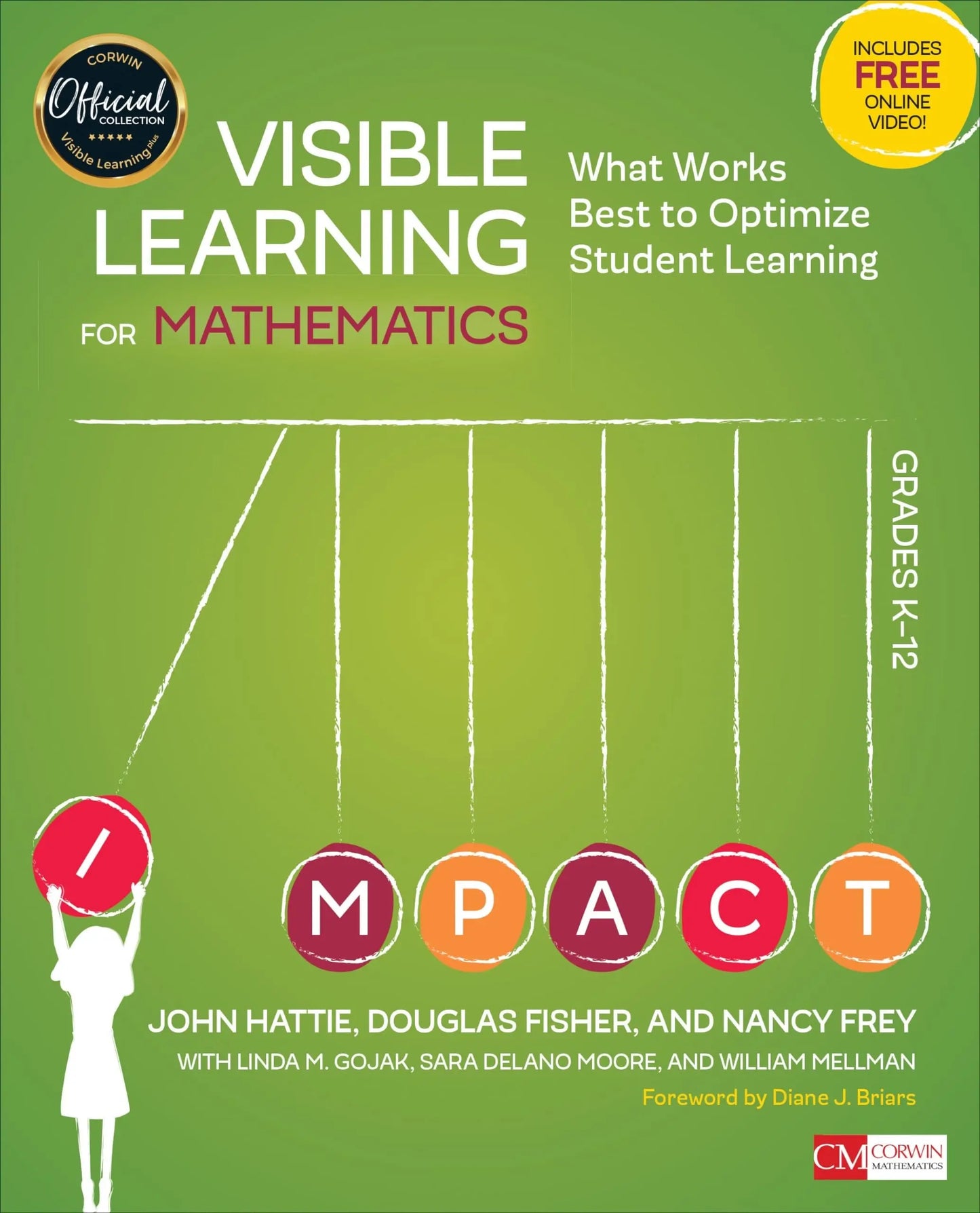 Visible Learning for Mathematics, Grades K-12 What Works Best to Optimize Student Learning by John Hattie – book cover