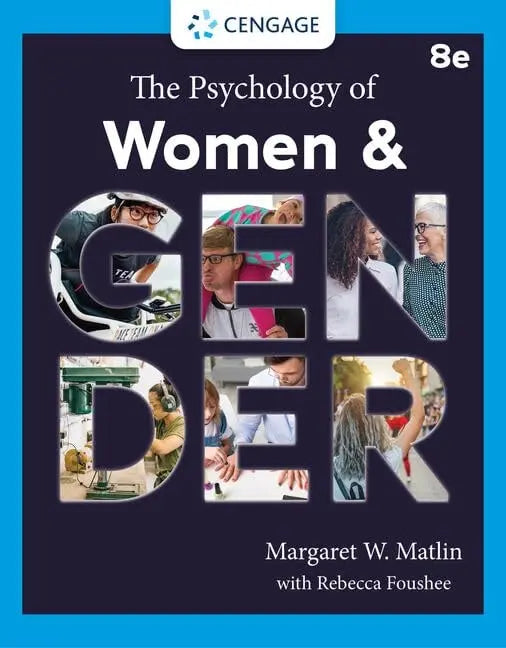 The Psychology of Women and Gender by Margaret W. Matlin – book cover