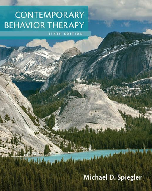 Contemporary Behavior Therapy Cengage Learning