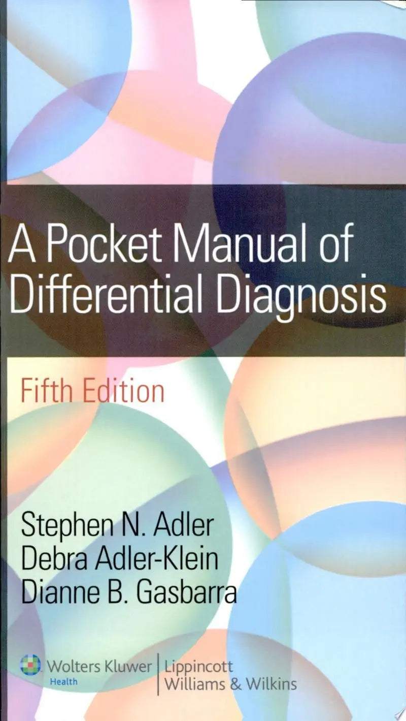 A Pocket Manual of Differential Diagnosis by Stephen N. Adler – book cover