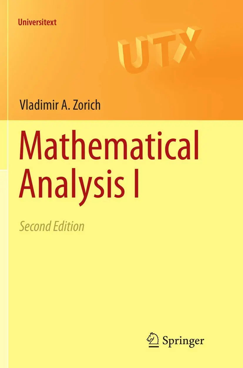 Mathematical Analysis I by V. A. Zorich – book cover