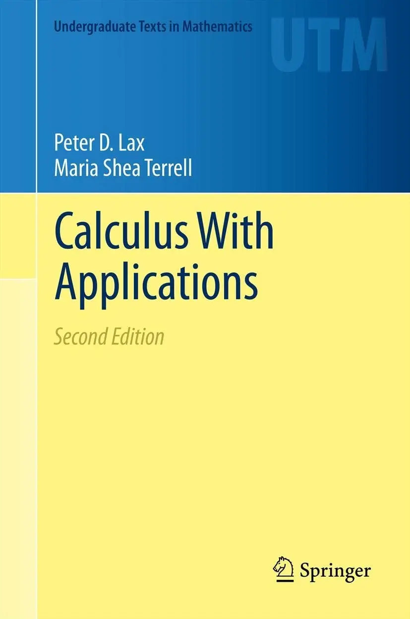 Calculus With Applications by Peter D Lax – book cover