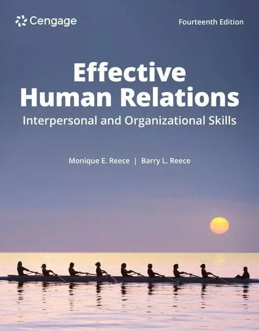Human Relations Interpersonal and Organizational Applications by Barry Reece – book cover