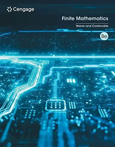 Finite Mathematics by Stefan Waner – book cover