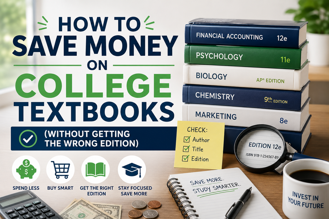 How to Save Money on College Textbooks (Without Getting the Wrong Edition) Book Shop Now