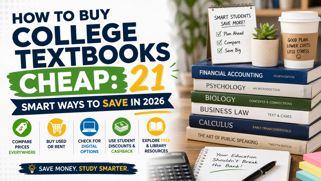 How to Buy College Textbooks Cheap: 21 Smart Ways to Save in 2026