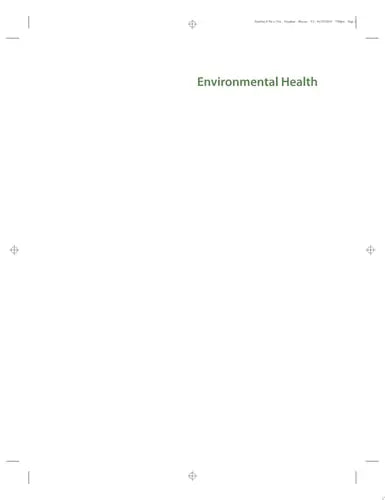 Environmental Health From Global to Local John Wiley & Sons