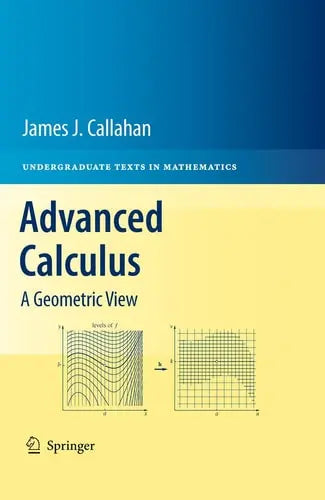 Advanced Calculus A Geometric View Springer New York