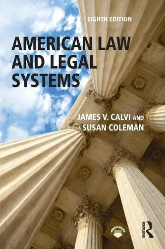 American Law and Legal Systems Routledge