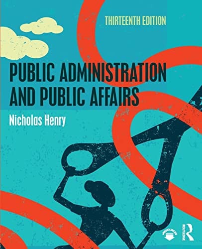 Public Administration and Public Affairs by Nicholas Henry – book cover