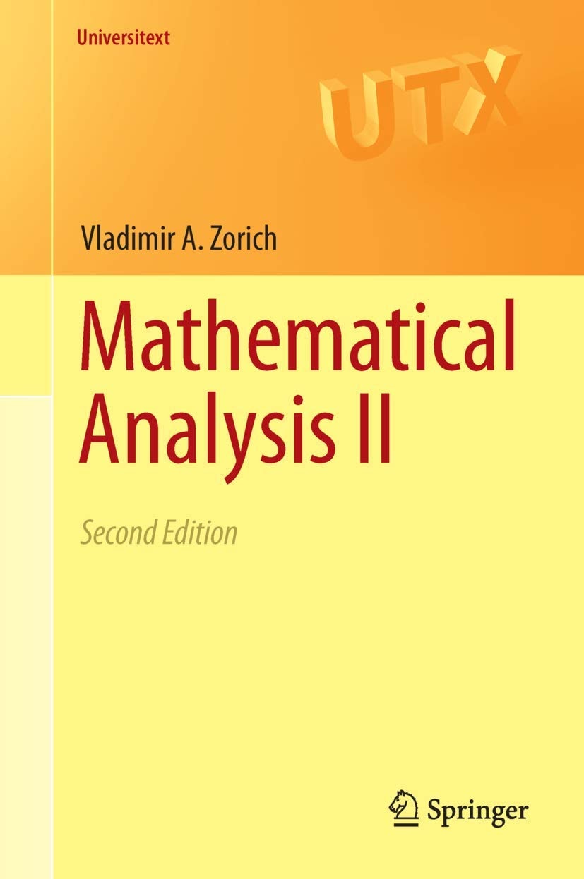 Mathematical Analysis II by V. A. Zorich