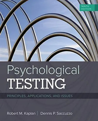 Psychological Testing: Principles, Applications, and Issues Cengage Learning