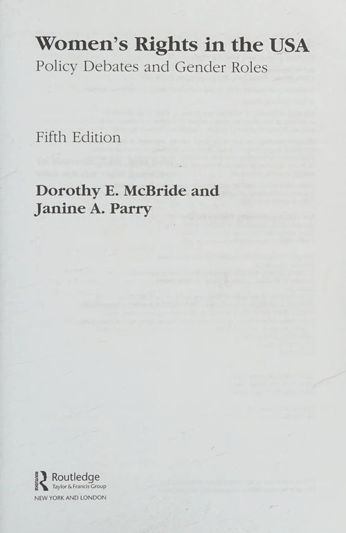 Women's Rights in the USA Policy Debates and Gender Roles