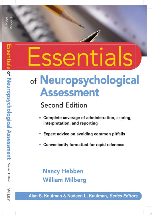 Essentials of Neuropsychological Assessment by Nancy Hebben – book cover