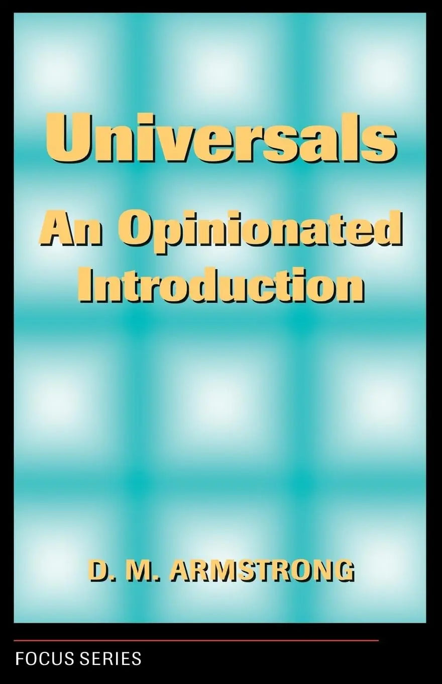 Universals An Opinionated Introduction