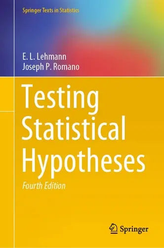 Testing Statistical Hypotheses Springer