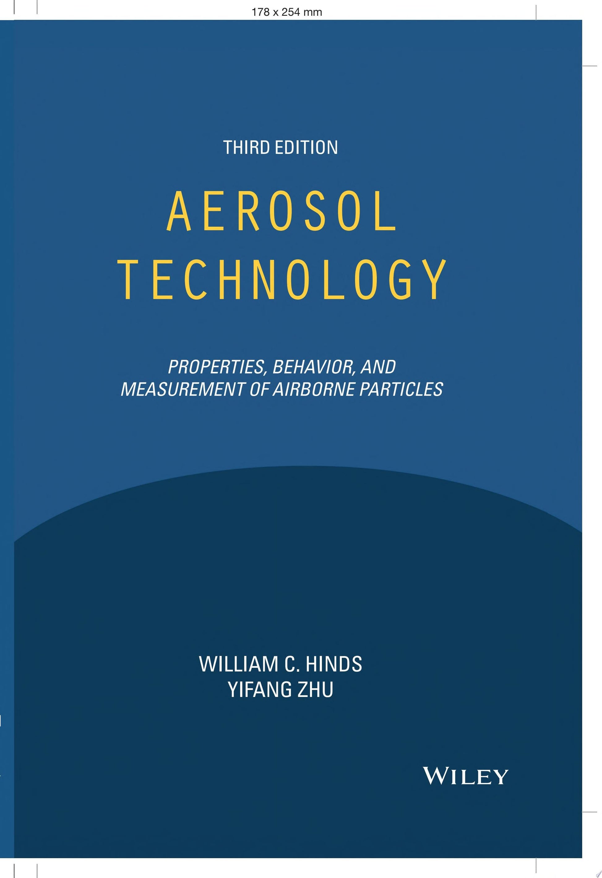 Aerosol Technology Properties, Behavior, and Measurement of Airborne Particles John Wiley & Sons