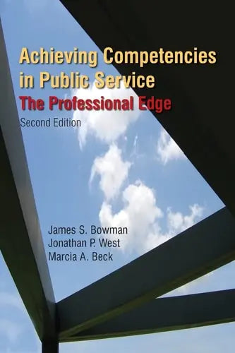 Achieving Competencies in Public Service The Professional Edge – book cover