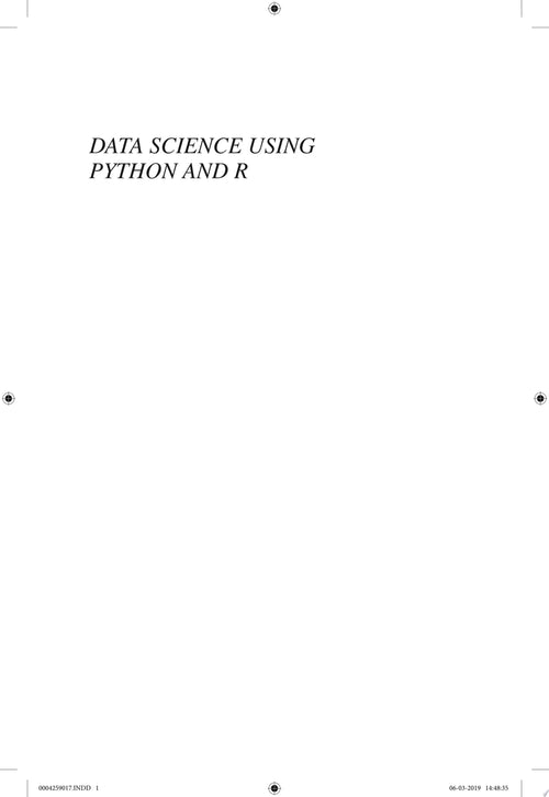 Data Science Using Python and R by Chantal D. Larose