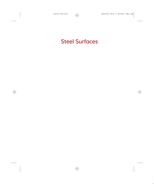 Steel Surfaces A Guide to Alloys, Finishes, Fabrication, and Maintenance in Architecture and Art by L. William Zahner