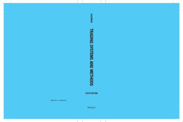Trading Systems and Methods John Wiley & Sons