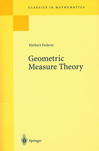 Geometric Measure Theory by Herbert Federer – book cover