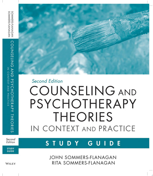 Counseling and Psychotherapy Theories in Context and Practice Study Guide by John Sommers-Flanagan – book cover