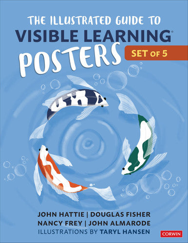 The Illustrated Guide to Visible Learning Posters (5-pack) by Hattie, John – book cover