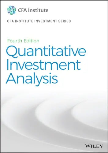 Quantitative Investment Analysis John Wiley & Sons