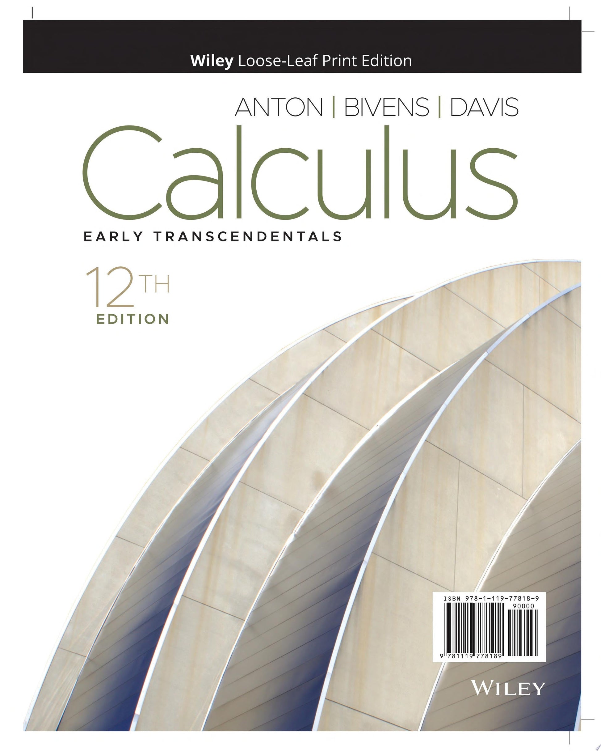 Calculus Early Transcendentals John Wiley & Sons