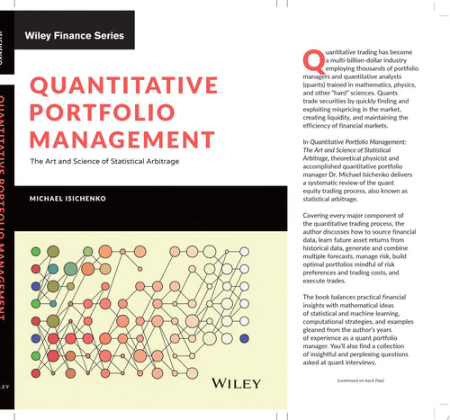 Quantitative Portfolio Management The Art and Science of Statistical Arbitrage
