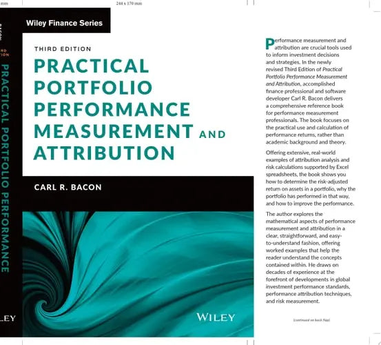 Practical Portfolio Performance Measurement and Attribution John Wiley & Sons