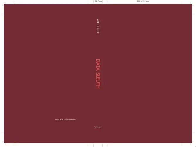 Data Sleuth Using Data in Forensic Accounting Engagements and Fraud Investigations John Wiley & Sons