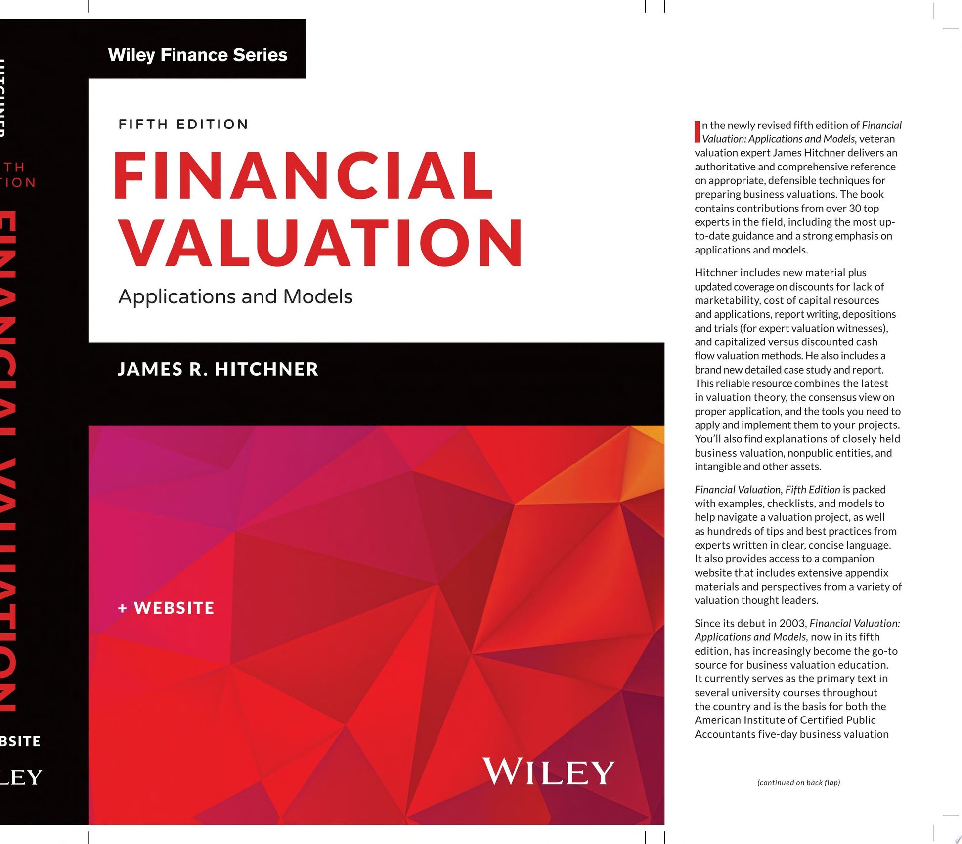 Financial Valuation Applications and Models, Book + Website John Wiley & Sons