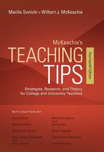 McKeachie's Teaching Tips Cengage Learning