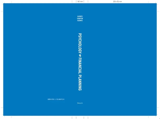 Psychology of Financial Planning The Practitioner's Guide to Money and Behavior John Wiley & Sons